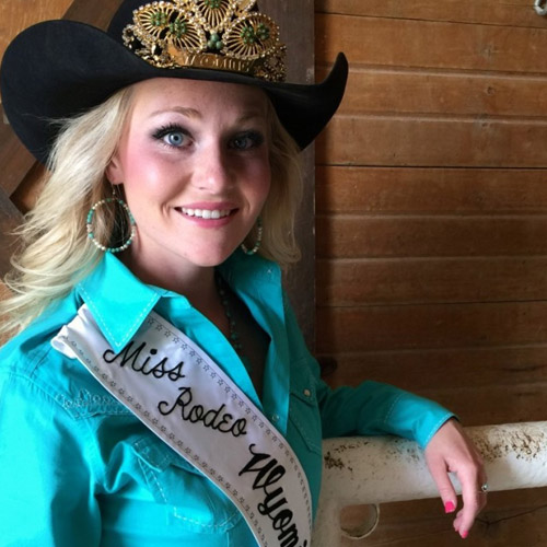 Miss Rodeo Wyoming Nicki Seckman