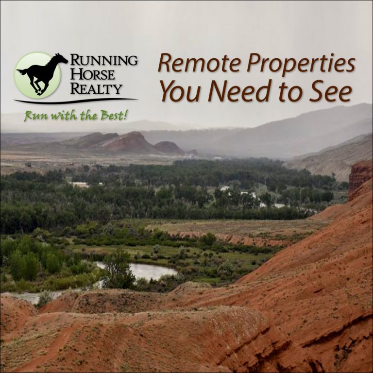 Remote Properties in Wyoming Running Horse Realty