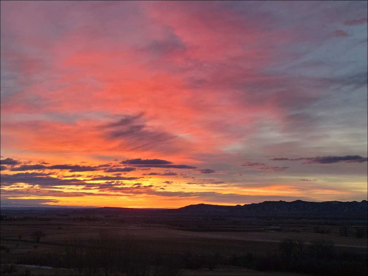 Wyoming Sunrise in Powell Wyoming