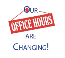 Updated Office Hours